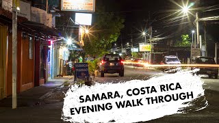 Night Walk Through Of Samara Costa Rica 🇨🇷 [upl. by Shellie764]