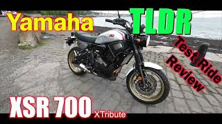 Yamaha XSR700 Xtribute Review TLDR [upl. by Elsie180]