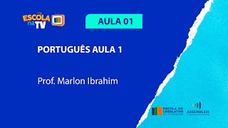 Prep Para Concurso Português AULA 01  ESCOLA DO LEGISLATIVO TOCANTINS [upl. by Cote]