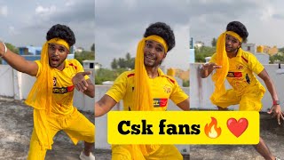 csk fans reaction  Goutham  trending csk dhoni [upl. by Buttaro]