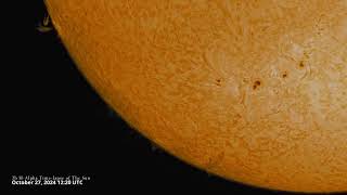 2h timelapse of The Sun in Ha 271024 [upl. by Anaitsirhc521]