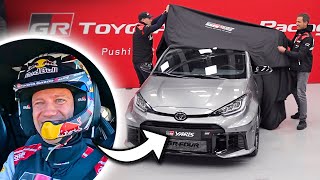 Sébastien Ogier Drives NEW Toyota GR Yaris [upl. by Gaudette279]