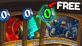 Hearthstone But Every 3rd Spell is FREE [upl. by Natye]