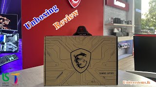 MSI Thin GF63 12UCX Gaming Laptop Unboxing  Core i5 12th Gen 12450H  RTX 2050 4GB Review gaming [upl. by Aramenta]