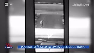 Crotone poliziotto aggredito spara e uccide un uomo  La vita in diretta 08102024 [upl. by Atirehgram252]