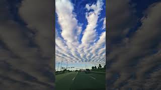 Clouds patterns Altostratus undulatus clouds wavelike clouds [upl. by Silvestro]