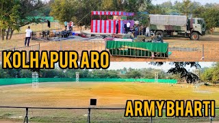 ARMY BHARTI KOLHAPUR running track Kolhapur ARO Ground army aagniveer armylover armybharti 1600 [upl. by Clareta]