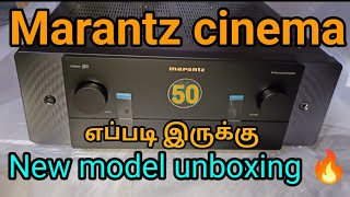 Marantz cinema 50 unboxing 🔥🔥 latest model AVR cinima50 rensview marantz dolbyatmos imax new [upl. by Allard466]