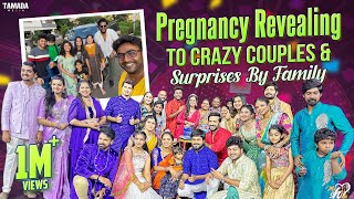 Pregnancy Revealing To Crazy Couple amp Surprises By Family  Mahishivan  Tamada Media [upl. by Crispa]