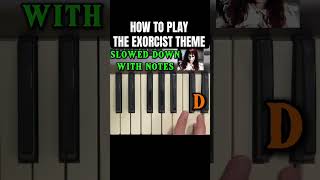 The Exorcist Theme Piano Lesson piano pianotutorial theexorcist pianolessons [upl. by Rezzani575]