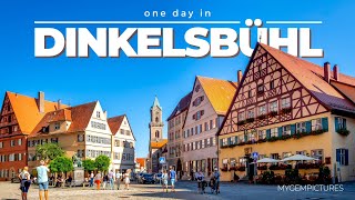 ONE DAY IN DINKELSBÜHL GERMANY  4K  Discover a beautiful historic old town [upl. by Ahtnammas]