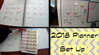 Setting up my 2018 See it Bigger Planner for a Year [upl. by Cicero]