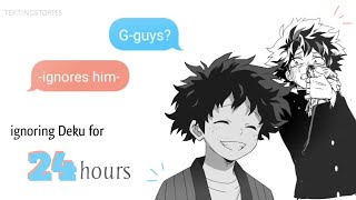 Class 1A ignores Deku for 24 hours  prank gone wrong  part 12 [upl. by Lorrad]