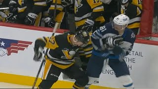 Sidney Crosby Goes After Kyle Connor [upl. by Disini218]