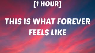 JVKE  This Is What Forever Feels Like 1 HOURLyrics Ft Nick Jonas [upl. by Ranitta]