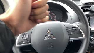 Mitsubishi Mirage – how to open fuel doorgas cap [upl. by Dympha257]