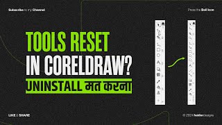 How to Reset Workspace in CorelDraw  Default Toolbar ResetMissing  Tools Reset  Tips amp Tricks [upl. by Nhguav428]