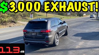 Jeep Grand Cherokee SRT 64L V8 w 3000 EXHAUST [upl. by Enehs]