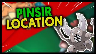 WHERE TO FIND PINSIR ON POKEMON LEAF GREEN [upl. by Acihsay]