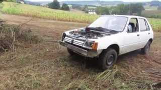 Peugeot 205 Offroad  Pneus Malatesta Kobra Trac [upl. by Pedrick]