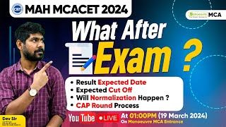 MAH MCA CET 2024 What After MCA CET Exam  Result  Cut Offs Will Normalization Happen CAP Round [upl. by Nawyt]