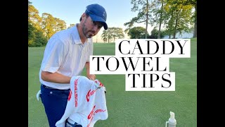 James River Country Club 18 Caddie Towel Tutorial [upl. by Llehsal]