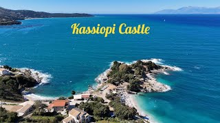 4K Drone Kassiopi Castle 300924 Corfu [upl. by Arehahs]