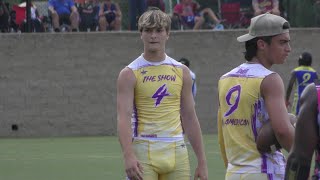 Jake Merklinger  2024 QB  Georgia  June 2022 7v7 Highlights [upl. by Adne]