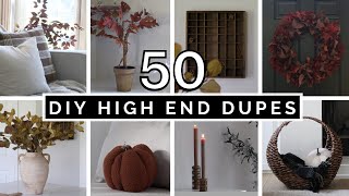 50 DIY FALL HIGH END DUPES ON A BUDGET [upl. by Yemerej]