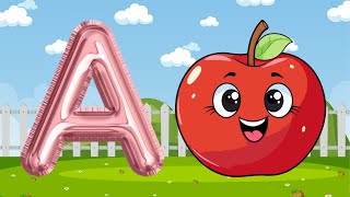 A Apple Song  Inspired By ABC song Gracies Corner  Nursery Rhymes  Kids Songs 83 [upl. by Eillac]