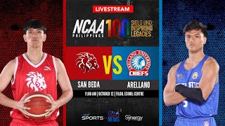 San Beda vs Arellano Men’s Basketball  NCAA Season 100  Replay [upl. by Jehiel402]