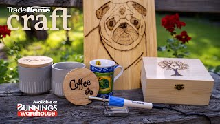 CRAFT Wood Burning Kit  Available At Bunnings [upl. by Horatia489]