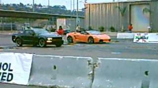 Lamborghini drag racing at race legal 5292009 [upl. by Etnwahs]