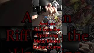 Fast Picked Aeolian Riff guitareducation guitarplaying guitarriff [upl. by Ahsenauq27]