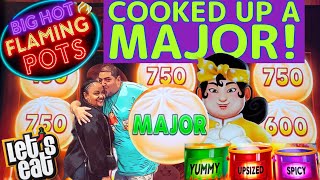 🍀MAJOR WIN🍀 on Flaming Hot Pots 🥟 major slots casino orderup [upl. by Acirrehs938]