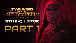 Star Wars The Old Republic Playthrough  Sith Inquisitor  Part 1 Imperial Edict [upl. by Eelhsa]