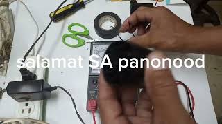 checking the 12vdc pump motor using 12vdc adaptor [upl. by Immas]