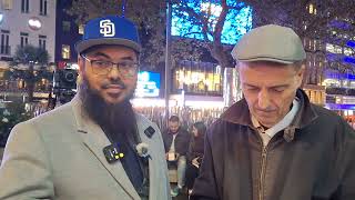 Sheikh Uthman Ibn Farouq Challenged By A Christian Leicester Square Speakers Corner [upl. by Neemsay]