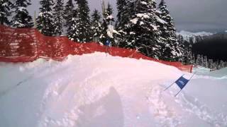 Ken Achenbach 30th Anniversary Mt Baker Banked Slalom Winning Run POV [upl. by Montfort]