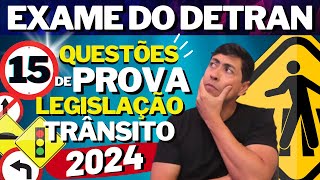 SIMULADO DO DETRAN 2024  LEGISLAÇÃO DIREÇÃO DEFENSIVA e MECÂNICA BÁSICA 2024 [upl. by Janenna875]