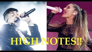 Male Singers Hitting Female Singers HIGH NOTES [upl. by Rehteh402]