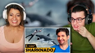 SHARKNADO  Os Piores Filmes do Mundo otaviouga REACT [upl. by Nylauqcaj]