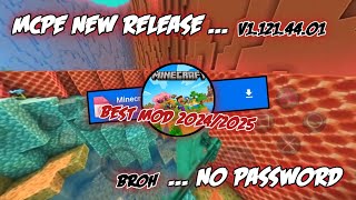 MCPE New RELEASE  V11214401 UPDATE  MOD Best MCPE 20242025  MCPE Pria SANS [upl. by Lleneg]