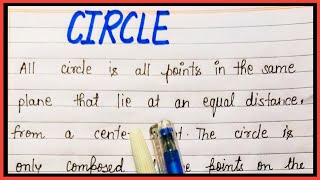 What is circle  Definition of circle [upl. by Kalli]