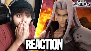 SEPHIROTH IN SMASH BROS ULTIMATE REACTION [upl. by Restivo]