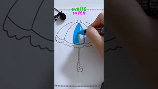 asmrMarker coloring umbrella practice relaxing asmr [upl. by Sandberg]