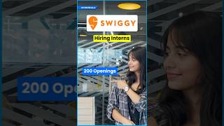 Swiggy Internship Openings  200 Openings  Internshala [upl. by Annohsak]