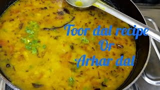 toor dal or arhar ki dal new trick ke sath Bina polish wali tasty 😋 arhar ki daal ki recipe [upl. by Ecydnarb]