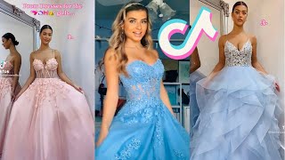 Prom Dresses 👗✨ TikTok Compilation 🌈 [upl. by Noyk514]