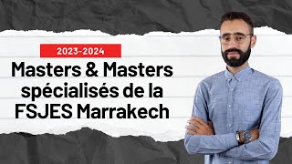 MASTER FSJES MARRAKECH 20202021 INSCRIPTION [upl. by Litton]